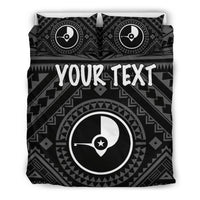 Yap Personalised Bedding Set - Yap Seal With Polynesian Tattoo Style - Polynesian Pride