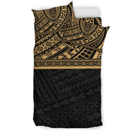 Poly Duvet Cover Set - Polynesian Gold Style - Polynesian Pride