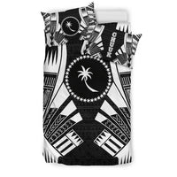 Chuuk States Duvet Cover Set - Black White Tattoo Style - Polynesian Pride