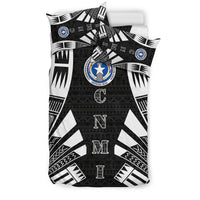 Northern Mariana Islands Duvet Cover Set - Polynesian Tattoo - Polynesian Pride
