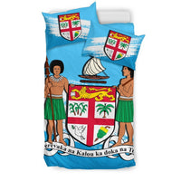 Fiji Duvet Cover Set - Fiji Coat Of Arms Premium (Duvet Covers) - Polynesian Pride