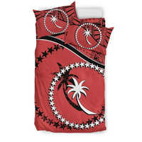 Chuuk Duvet Cover Set - Chuuk Flag Pink - Polynesian Pride