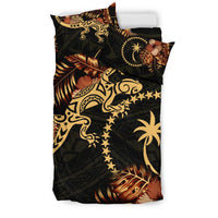 Polynesian Duvet Cover Set - Chuuk Duvet Cover Set Lizrad Lucky - Polynesian Pride