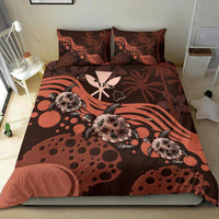 Polynesian Duvet Cover Set - Hawaii Bedding Set Pink Turtle Hibiscus - Polynesian Pride