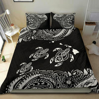 Polynesian Bedding Set - Hawaii Duvet Cover Set White Sea Turtle - Polynesian Pride