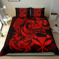 Polynesian Bedding Set - Hawaii Duvet Cover Set Red Turtle - Polynesian Pride