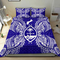 Polynesian Bedding Set - Guam Duvet Cover Set Map Blue - Polynesian Pride