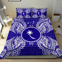 Polynesian Bedding Set - Chuuk Duvet Cover Set Map Blue - Polynesian Pride