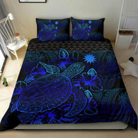 Polynesian Bedding Set - Nauru Duvet Cover Set Blue Color - Polynesian Pride
