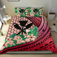 Kanaka Maoli (Hawaiian) Bedding Set - Lauhala Polynesian Hibiscus Pink - Polynesian Pride