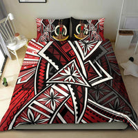 Vanuatu Bedding Set - Tribal Flower Special Pattern Red Color - Polynesian Pride