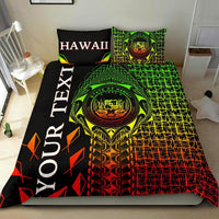 Hawaii Custom Personalised Bedding Set - Hawaii Seal Rocket Style (Reggae) - Polynesian Pride