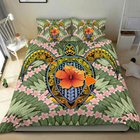 Hawaii Turtle Map Plumeria Hawaiian Tropical Bedding Set - Candy Style - AH - Polynesian Pride
