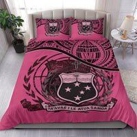 Polynesian Duvet Cover Set - Samoa Bedding Set Pink - Polynesian Pride