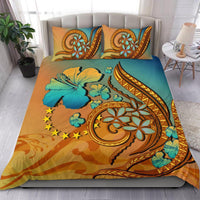 Cook Islands Bedding Set Sunset Glow Orange - Polynesian Pride