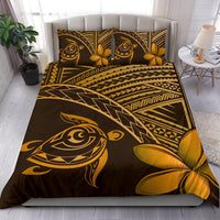 Hawaiian Turtle Plumeria Polynesian Bedding Set Neo Brown - Polynesian Pride
