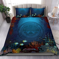 Polynesian Bedding Set - Federated States Of Micronesia Duvet Cover Set Under Sea - Polynesian Pride