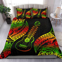 Polynesian Bedding Set Hawaii Duvet Cover Set Ukulele - Polynesian Pride