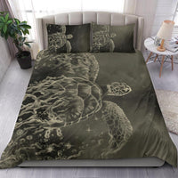 Hawaii Sea Turtle Water Color Travel Galaxy Bedding Set - AH - Beige - Polynesian Pride