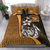 Samoa Polynesian Bedding Set Gold - Turtle With Hook Gold - Polynesian Pride