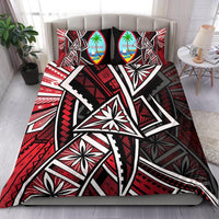 Guam Bedding Set - Tribal Flower Special Pattern Red Color Red - Polynesian Pride