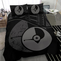 Polynesian Duvet Cover Set - Yap Bedding Set Black - Polynesian Pride