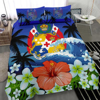 Tonga Bedding Set Coat Of Arms Hibiscus - Polynesian Pride