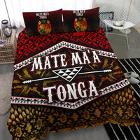 Polynesian Bedding Set - Mate Ma'a Tonga Duvet Cover Set - Polynesian Pride
