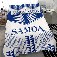 Polynesian Bedding Set - Manu Samoa Duvet Cover White Version - Polynesian Pride