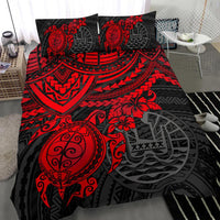 Tahiti Polynesian Duvet Cover Set - Red Turtle - Polynesian Pride