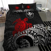 Polynesian Hawaii Duvet Cover Set - Polynesian Turtle (Red) - Polynesian Pride