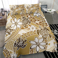 Polynesian Duvet Cover Set - Turtle Duvet Cover Set Gold - Polynesian Pride