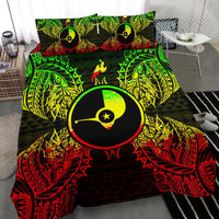 Polynesian Bedding Set - Yap Duvet Cover Set Map Reggae - Polynesian Pride