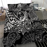 Polynesian Duvet Cover - Guam Bedding Set - White Turtle Flowing - Polynesian Pride