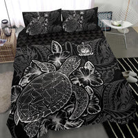 Polynesian Bedding Set - Samoa Duvet Cover Set Black Color - Polynesian Pride