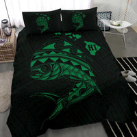 Hawaii Polynesian Mahi - Mahi Common Dolphinfish Bedding Set - Green - Polynesian Pride
