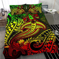 Polynesian Bedding Set - Reggae Shark Polynesian Tattoo - Polynesian Pride