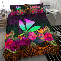 Polynesian Hawaii Kanaka Maoli Bedding Set - Summer Hibiscus - Polynesian Pride