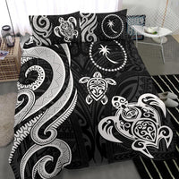 Chuuk Micronesian Bedding Set - White Tentacle Turtle - Polynesian Pride