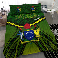 Cook Islands Bedding Set Polynesian Tattoo Seashore - Polynesian Pride