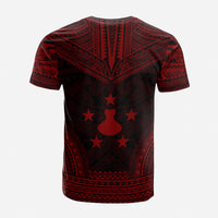 Austral Islands Custom T Shirt Austral Islands Flag Polynesian Chief Tattoo Red Version Unisex Red - Polynesian Pride