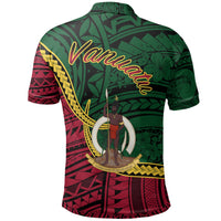 Vanuatu Polo Shirt Espiritu Santo Seal Of Vanuatu Polynesian Patterns - Polynesian Pride