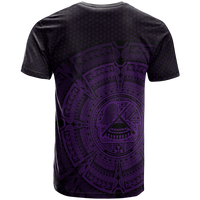 American Samoa Polynesian T Shirt Polynesian Circle (Purple) - Polynesian Pride