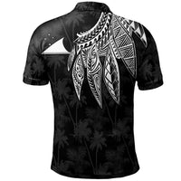 Tokelau Polynesian Polo Polynesian Wings (White) - Polynesian Pride