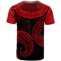ChuukT Shirt Unique Serrated Texture Red - Polynesian Pride
