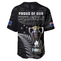 New Zealand 2022 Rugby Baseball Jersey Black Fern Proud Champions RWC LT14 - Polynesian Pride