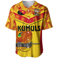 Papua New Guinea Rugby Baseball Jersey PNG Kumuls Bird Of Paradise Yellow LT14 - Polynesian Pride