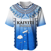 Custom Text And Number Fiji Baseball Jersey Kaiviti Fijian Special Tapa Pattern LT14 - Polynesian Pride