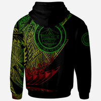 Palau Zip Hoodie Legends Are Born In Reggae Color - Polynesian Pride