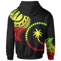 Chuuk State Hoodie Chuuk State Tatau Reggae Patterns - Polynesian Pride